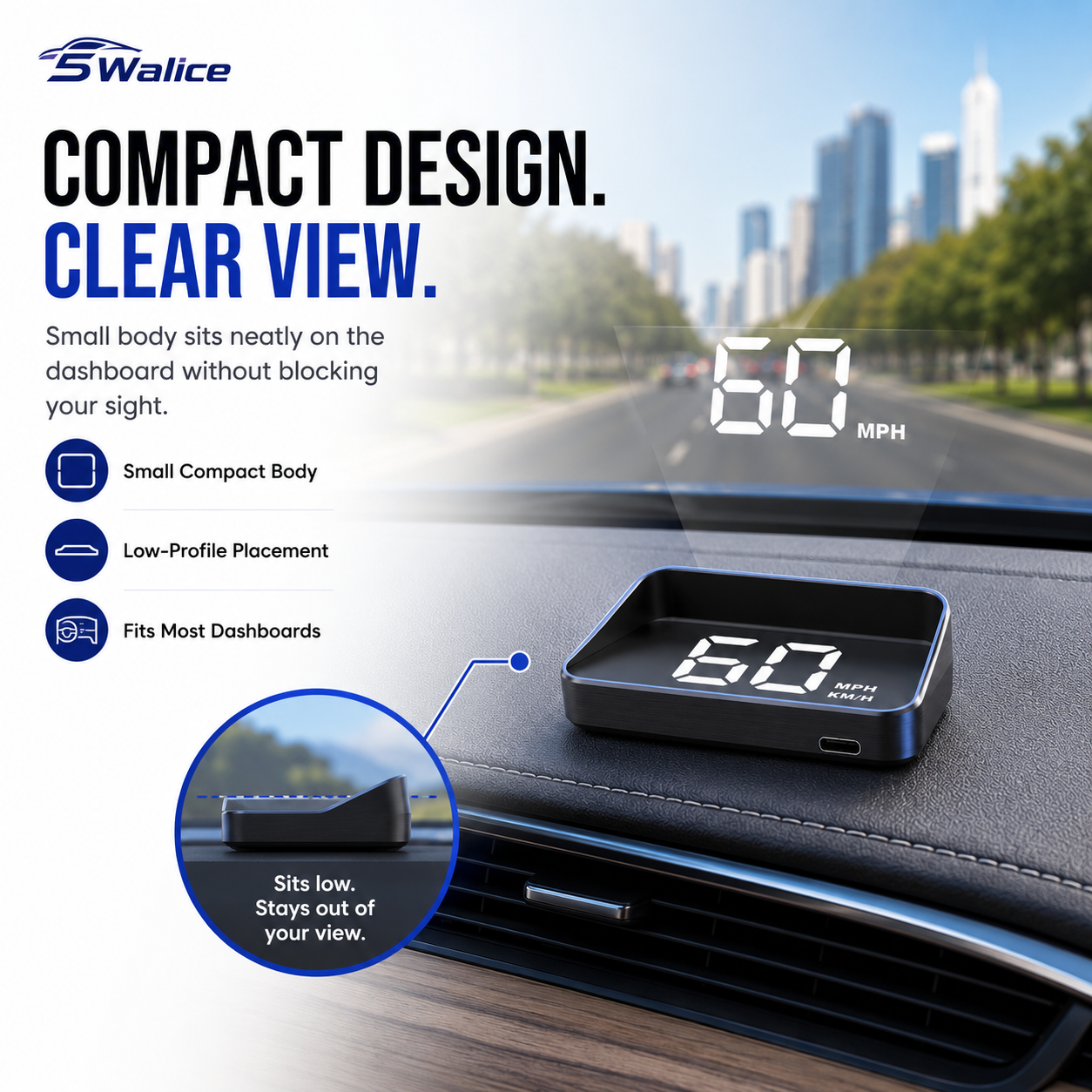 Car HUD — GPS Speedometer